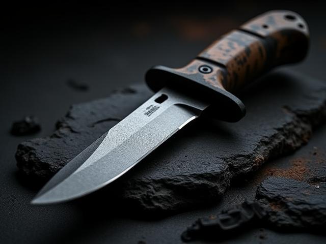 Heavy-Duty Field Knife for Bushcraft and Rugged Outdoor Use